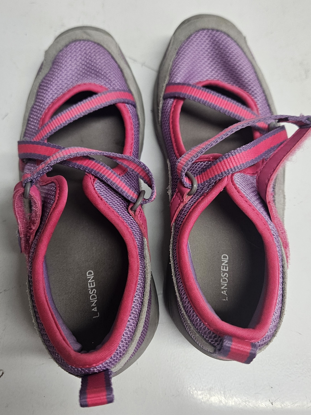Lands' End Purple and Pink Kids' Mary Jane Water Shoes